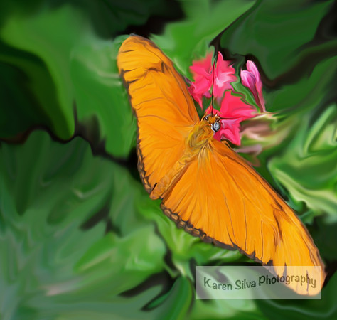 Autumn Leaf Butterfly #2