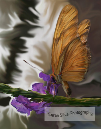 Autumn Leaf Butterfly #1